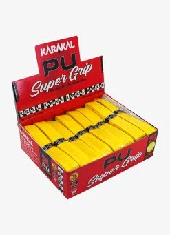 Wholesale ???? Karakal PU Super Grip Yellow - Box Of 24 ????