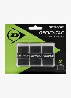 Promo ???? Dunlop Gecko Tac Overgrip - 3 Pack - Black ✨