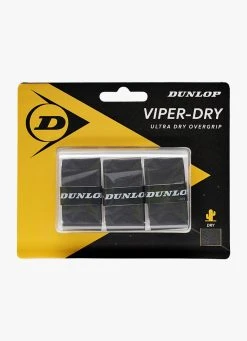 Cheapest ???? Dunlop Viper Dry Overgrip - Black ????