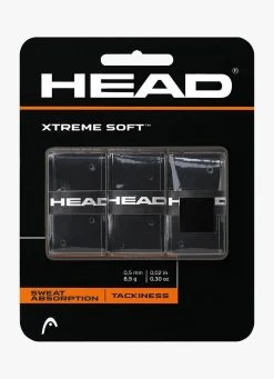 Promo ???? Head Xtremesoft Overgrip - 3 Pack - Black ????