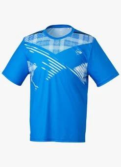 Promo ???? Dunlop Mens Game ???? Shirt - Blue ????
