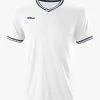 Promo ???? Wilson Team II High V-Neck ???? Shirt - White ❤️ -Karakal Shop image 509